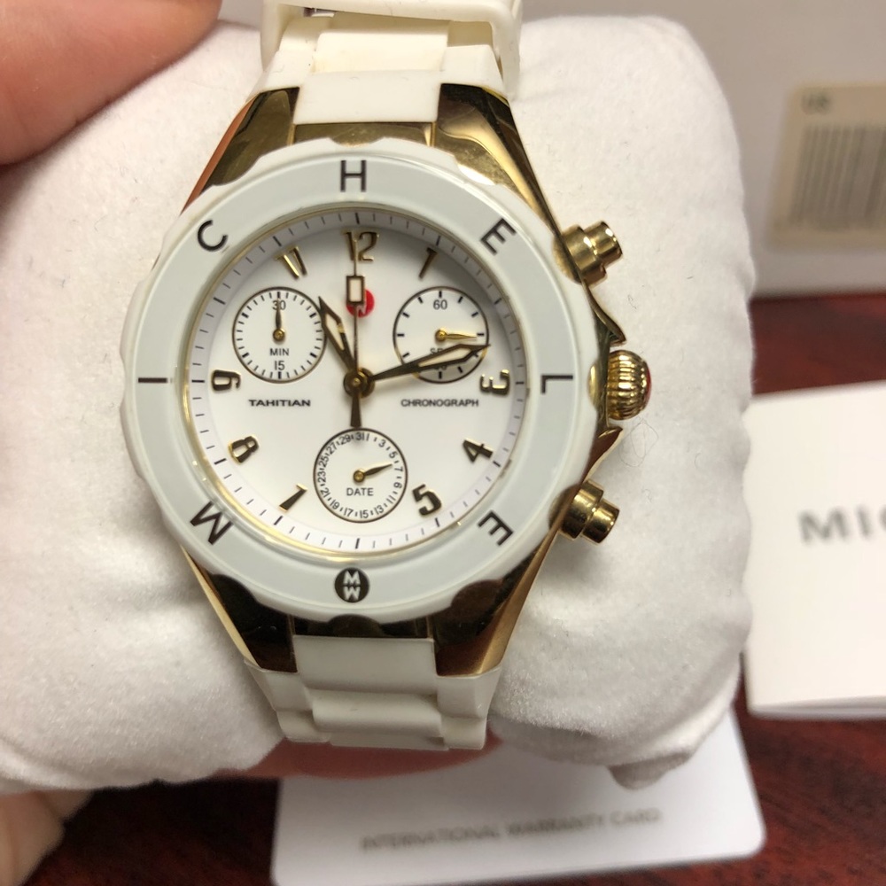 Michelle Watch, rubber sport band.GREAT Condition